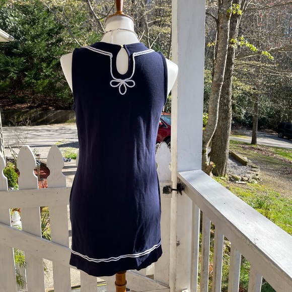 Crown & Ivy Nautical Navy Dress PS FREE SHIP - Picture 5 of 5